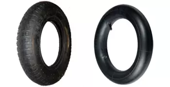 Камеры и шины для пневматических колес от тележек и тачек